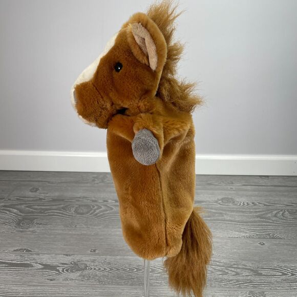The Puppet Company Brown Pony Horse Long Sleeve Plush Stuffed Animal Pretend Toy - Picture 5 of 12